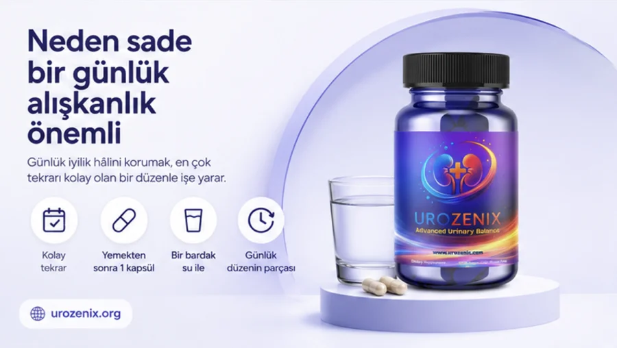 Urozenix — sade bir günlük kapsül alışkanlığı